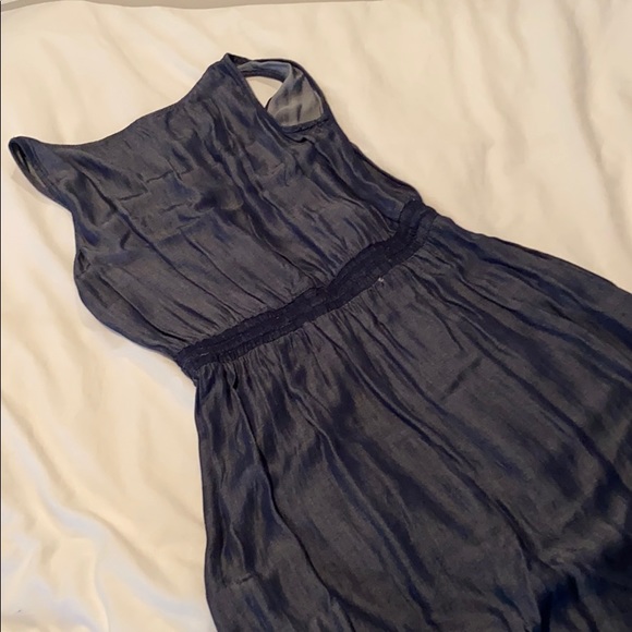 Wyatt Breathable Cotton Dress in Jean Print - Picture 6 of 6